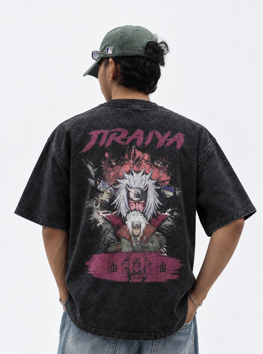 Jiraiya Toad Sage – T-Shirt – model shot | Naruto