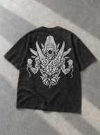 Demonic Statue – T-Shirt – flat-lay | Naruto