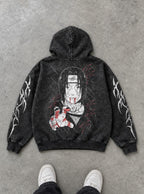 Itachi Farewell – Hoodie – flat-lay | Naruto
