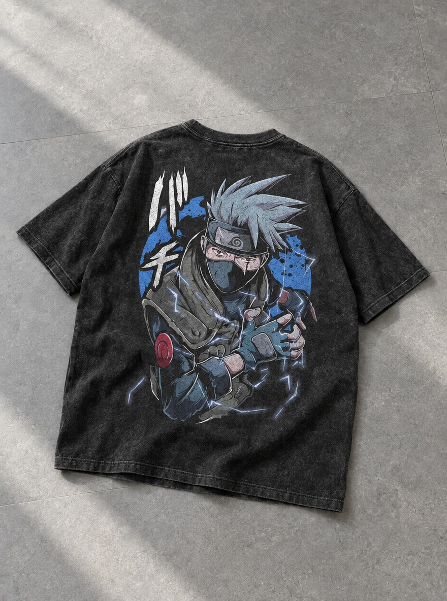 Kakashi Chidori – T-Shirt – flat-lay | Naruto