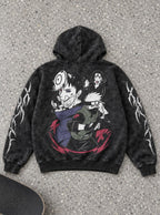 Obito & Kakashi – Hoodie – flat-lay | Naruto