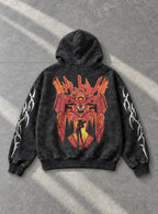 Asuka & Unit-02 – Hoodie – flat-lay | Neon Genesis Evangelion