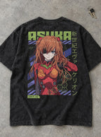 Asuka Eyepatch – T-Shirt – flat-lay | Neon Genesis Evangelion