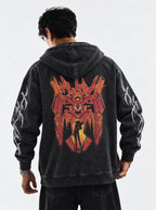Asuka & Unit-02 – Hoodie – model shot | Neon Genesis Evangelion