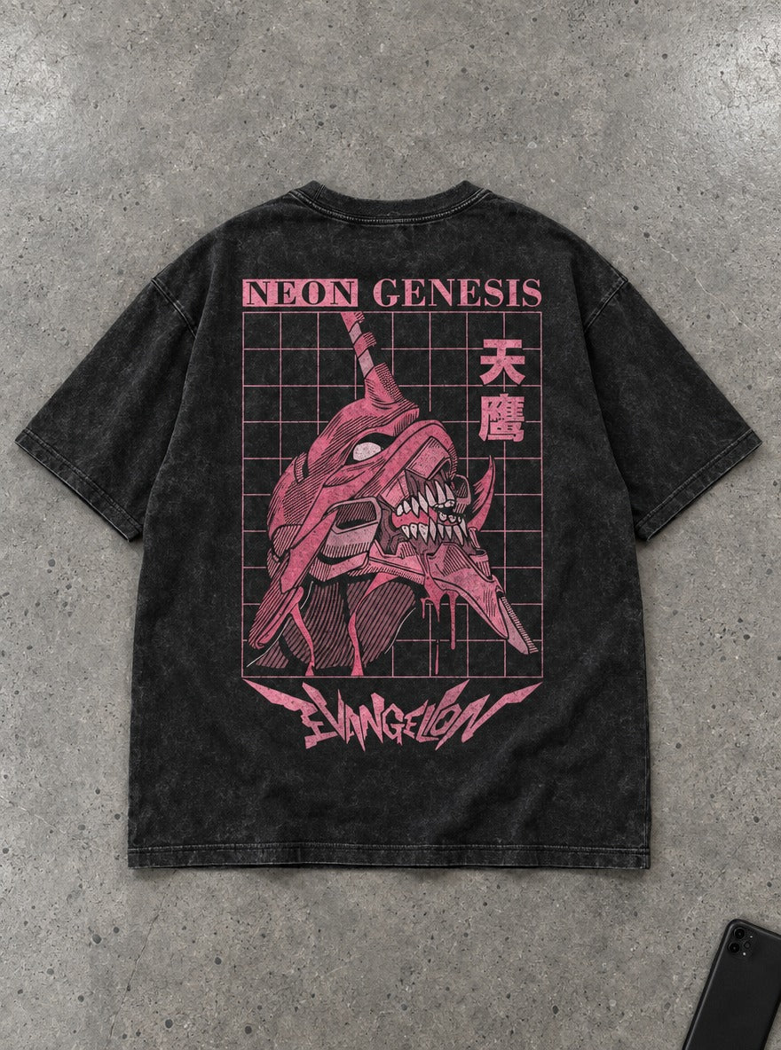 Unit-01 Berserk – T-Shirt – flat-lay | Neon Genesis Evangelion