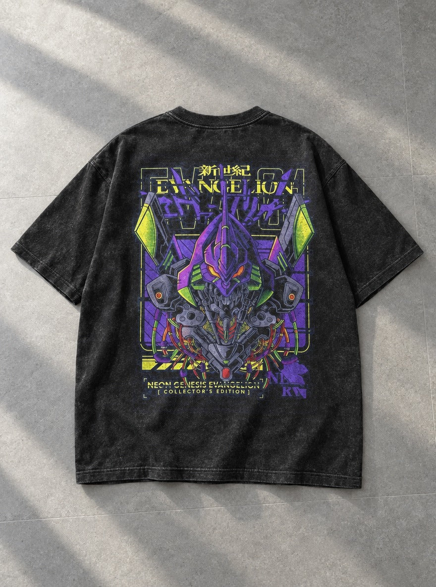 Unit-01 Collector's Edition – T-Shirt – flat-lay | Neon Genesis Evangelion