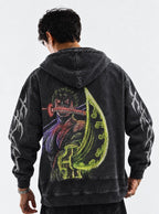 Zoro Neon Slash – Hoodie – model shot | One Piece