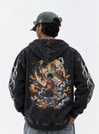 Luffy Full Moon – Hoodie – model shot | One Piece