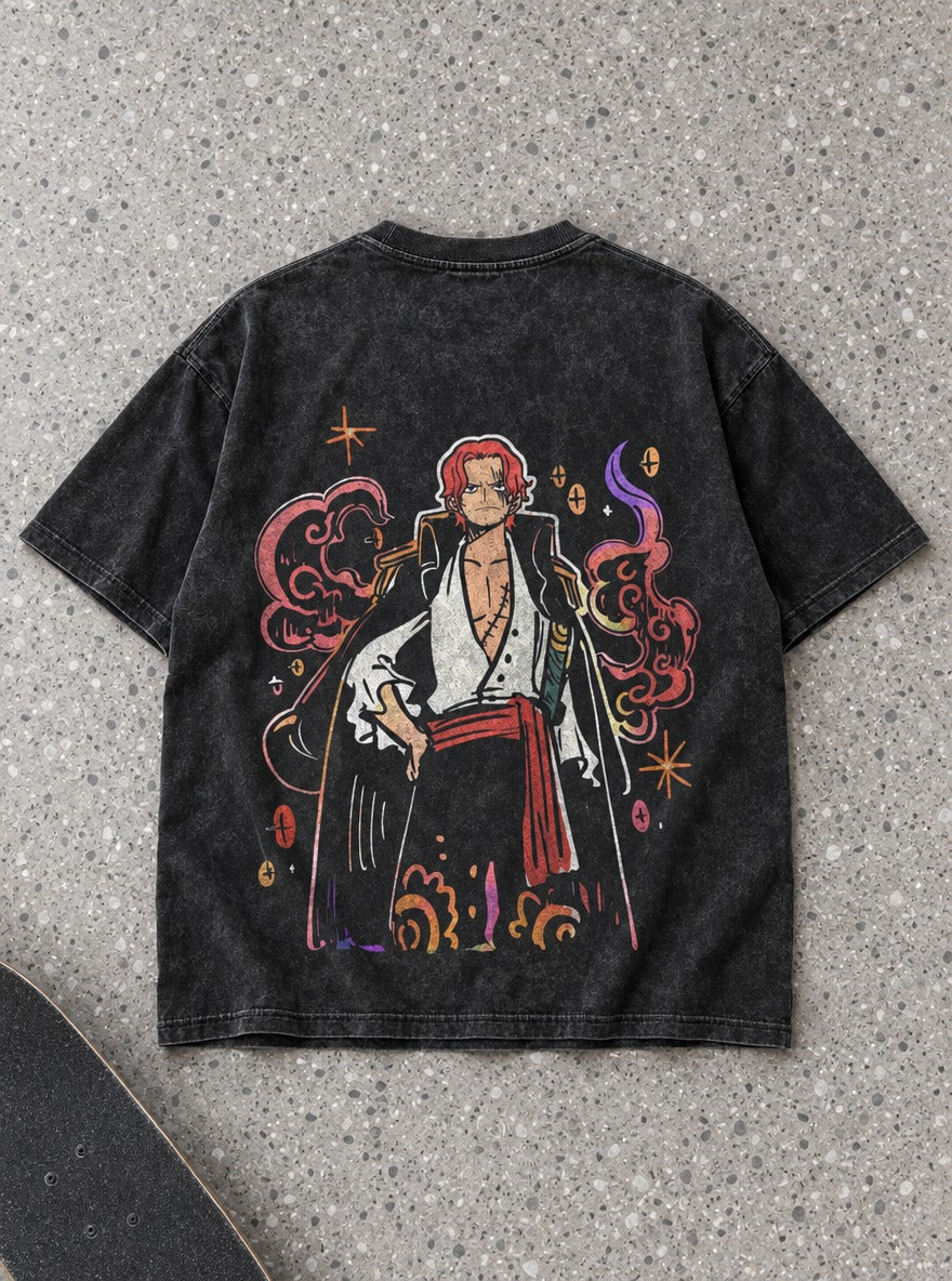 Red-Haired Shanks – T-Shirt – flat-lay | One Piece