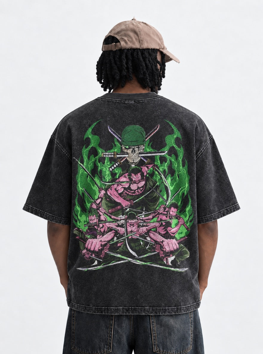 Zoro Asura – T-Shirt – model shot | One Piece