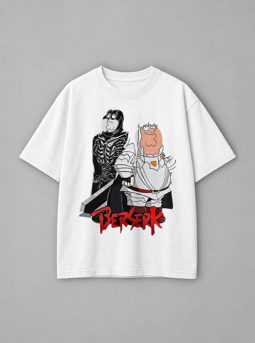 Peter Griffith – White Tee – mockup | Meme Tees