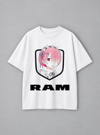 Ram – White Tee – mockup | Meme Tees