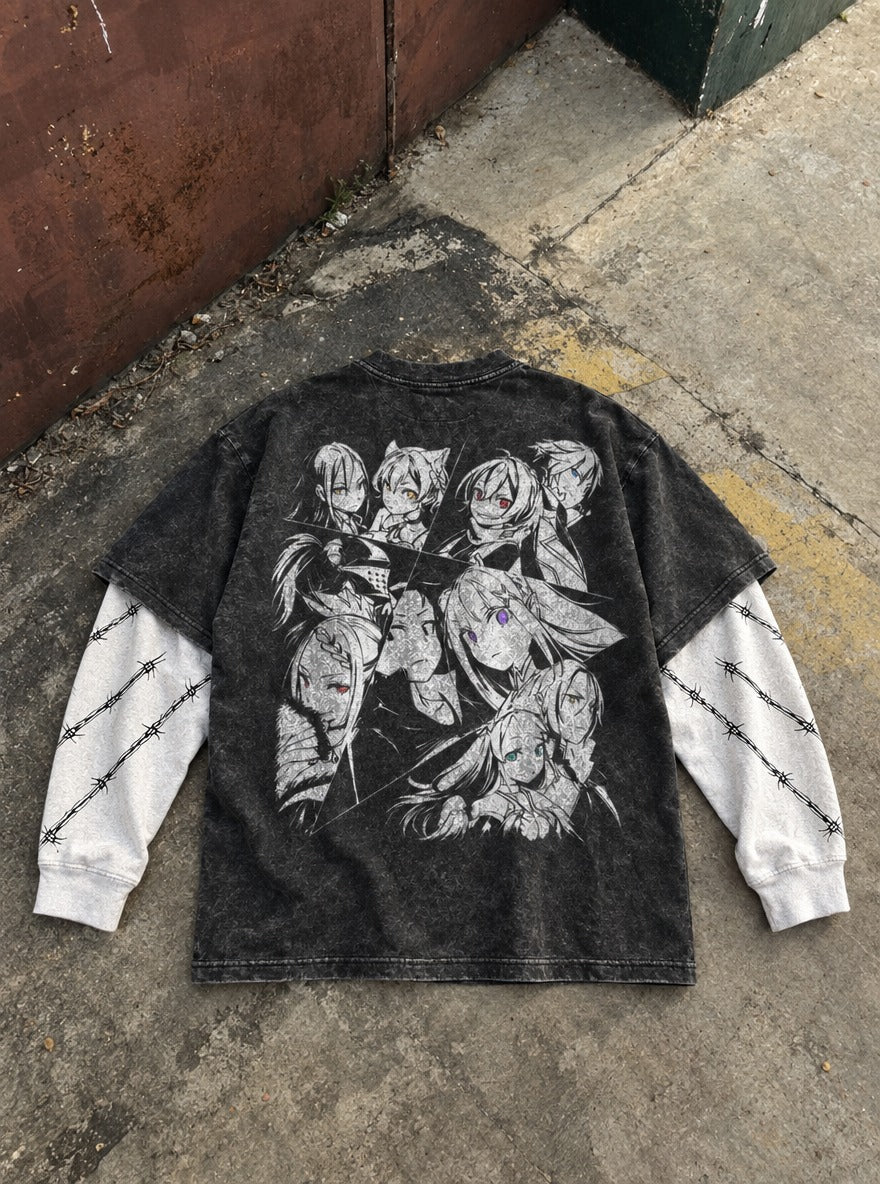 Angular Cast – Double Sleeves – flat-lay | Re Zero