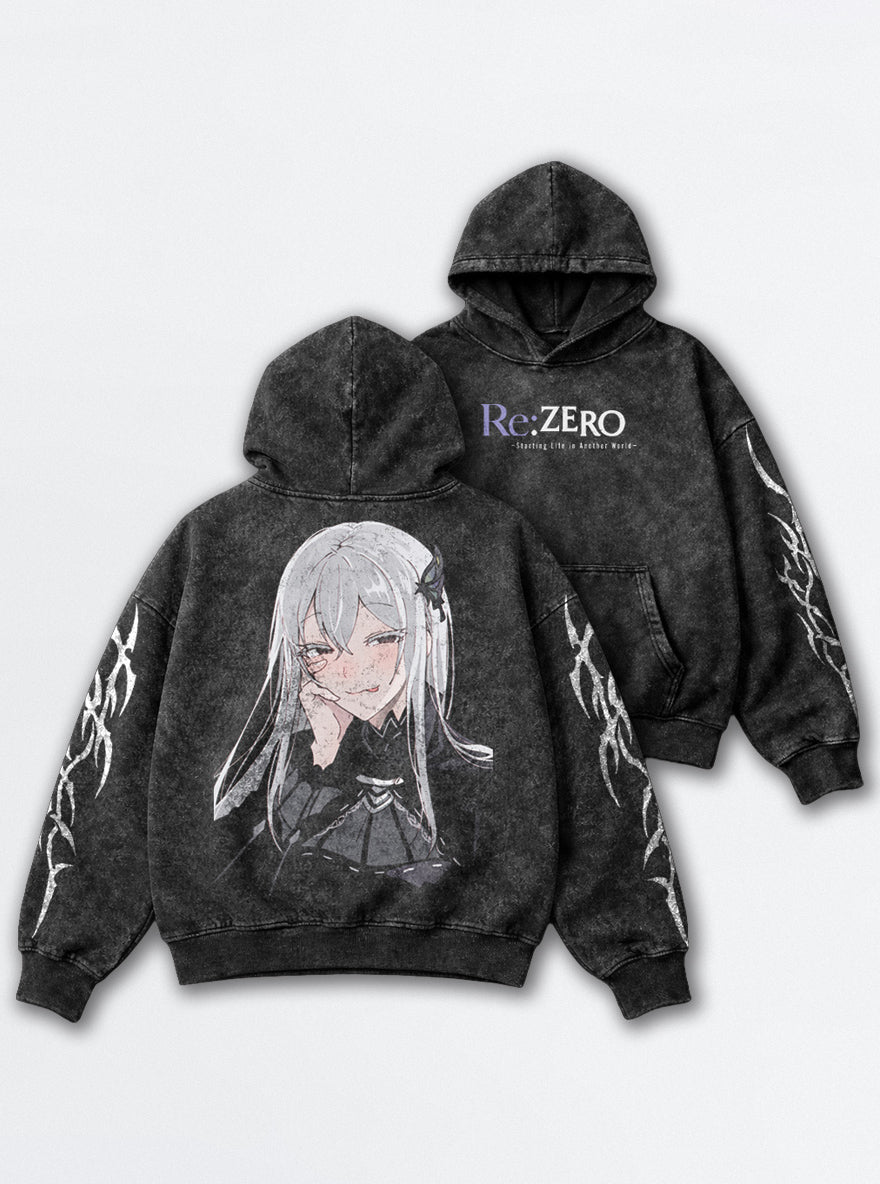 Butterfly Smirk – Hoodie – mockup | Re Zero
