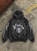 Grinning Shadow – Hoodie – flat-lay | Re Zero
