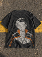 Orange Stripe – T-Shirt – flat-lay | Re Zero