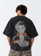 Orange Stripe – T-Shirt – model shot | Re Zero
