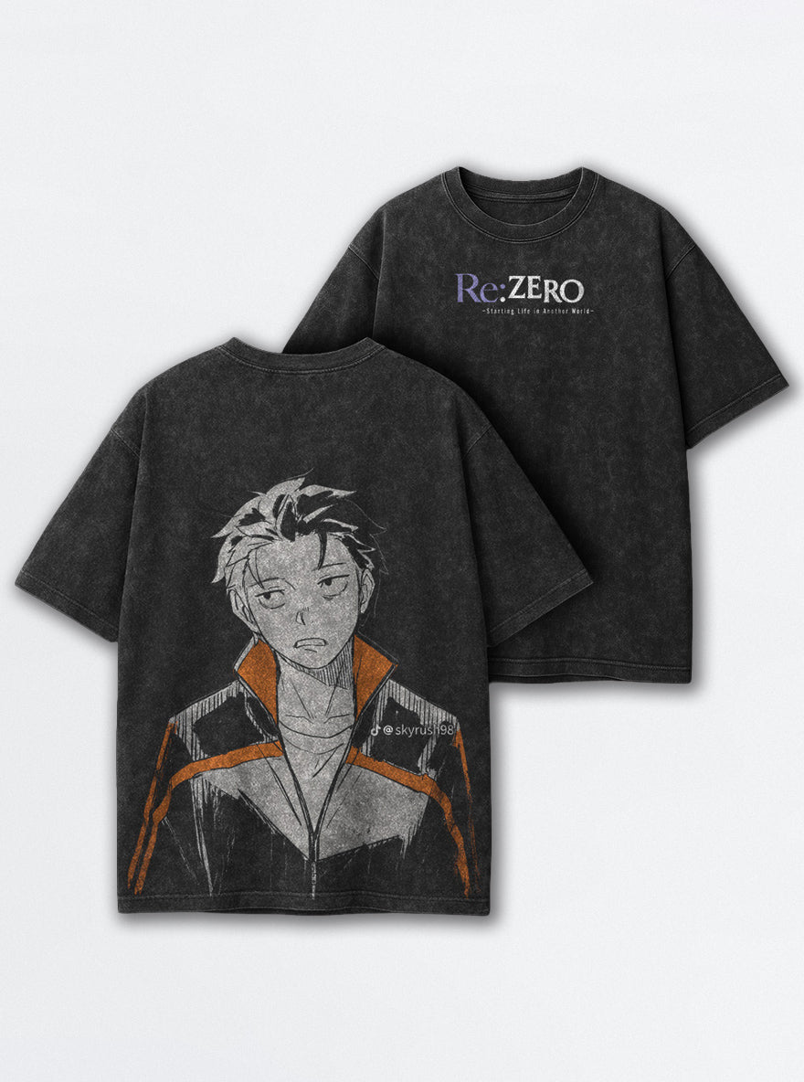 Orange Stripe – T-Shirt – mockup | Re Zero