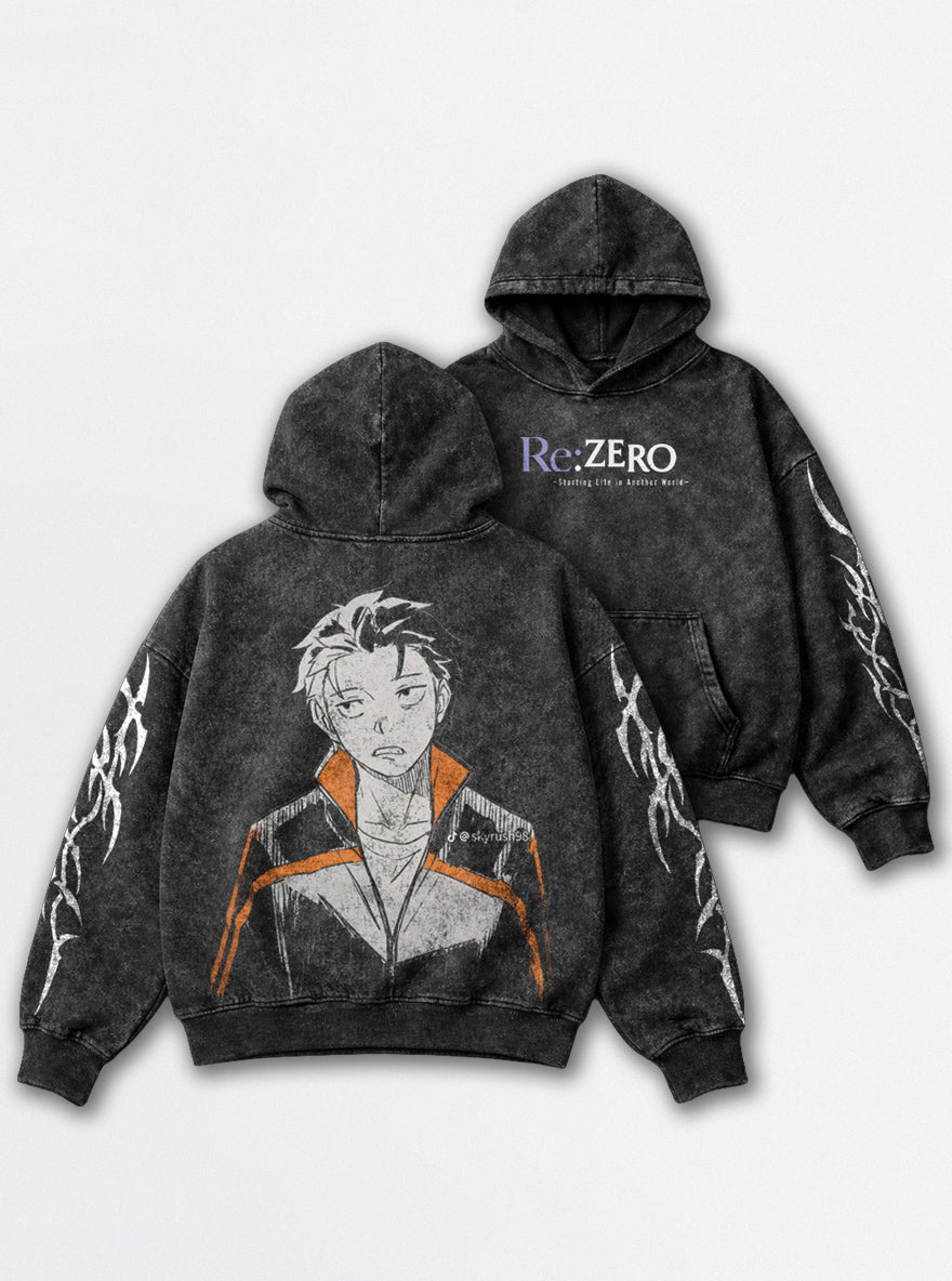 Orange Stripe – Hoodie – mockup | Re Zero