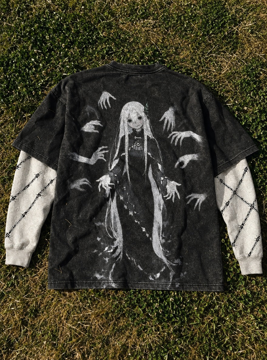 Outstretched Hands – Double Sleeves – flat-lay | Re Zero