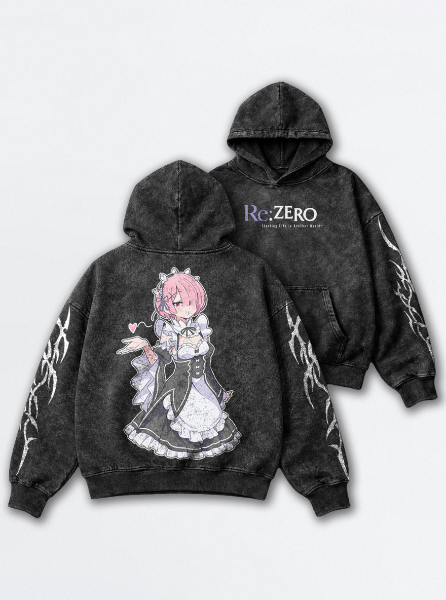 Pout Maid – Hoodie – mockup | Re Zero