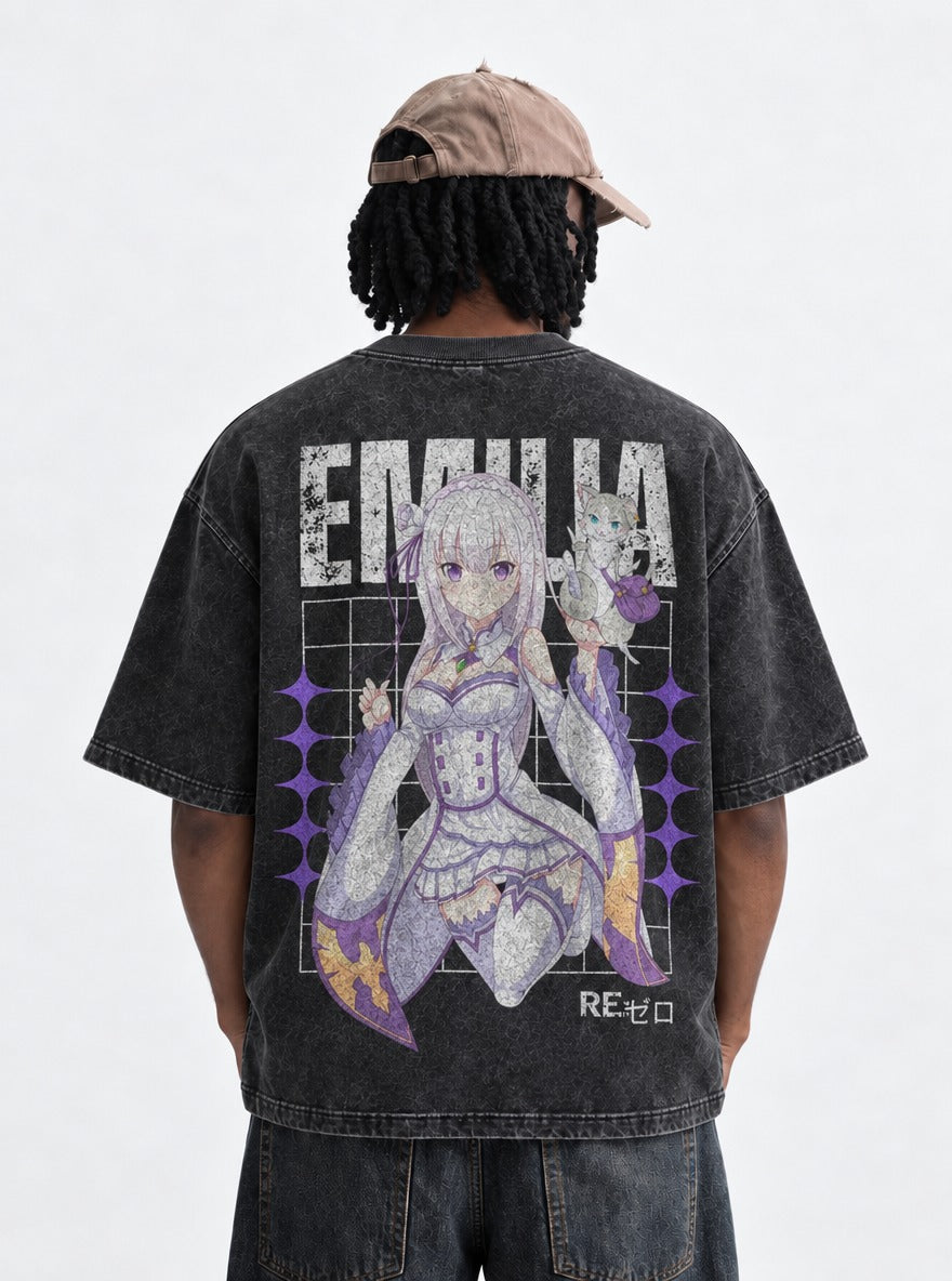 Puck Embrace – T-Shirt – model shot | Re Zero