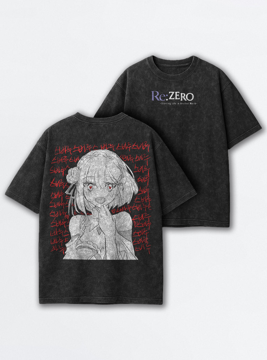 Scribbled Heart – T-Shirt – mockup | Re Zero