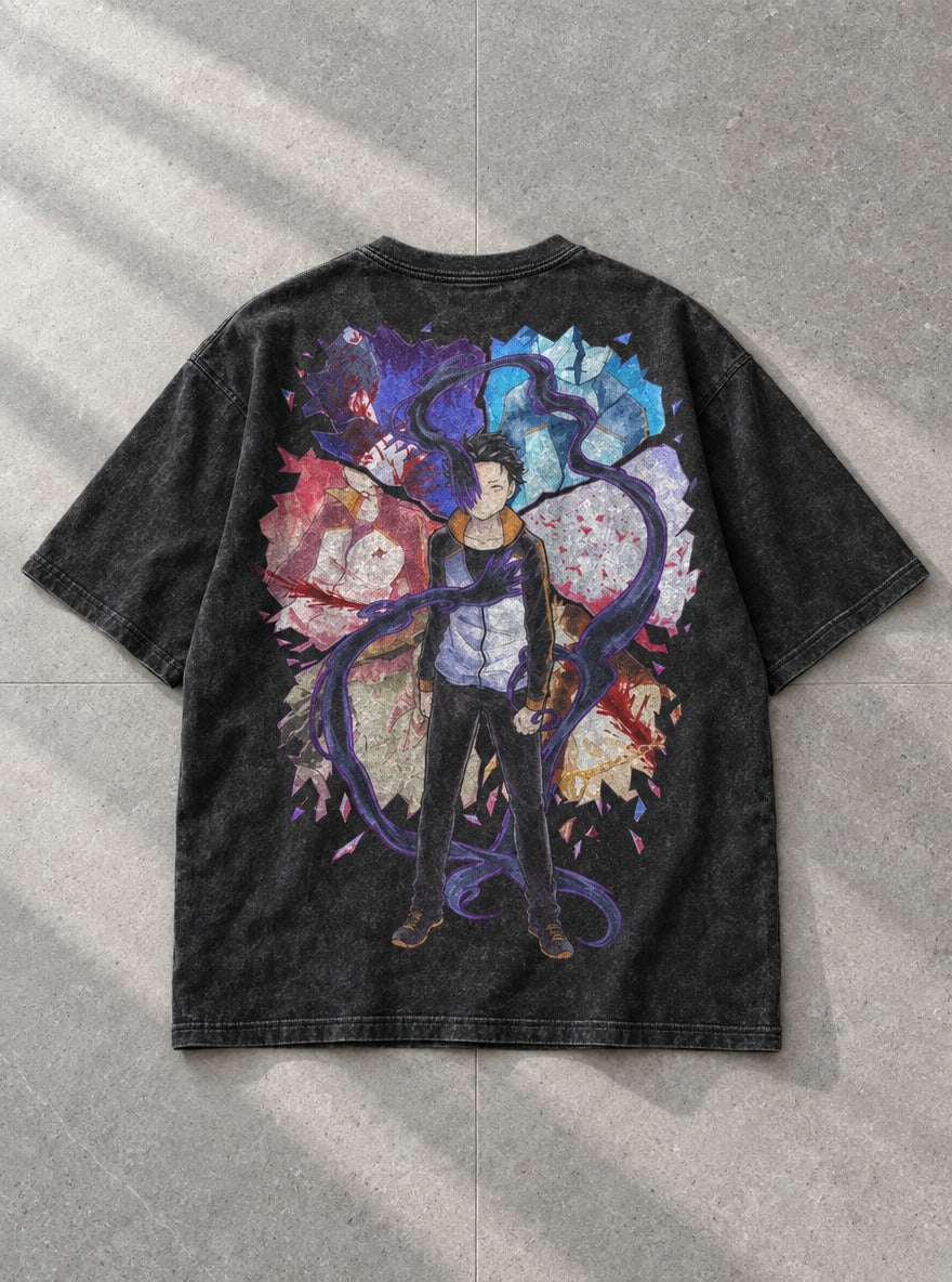 Shattered Tendrils – T-Shirt – flat-lay | Re Zero