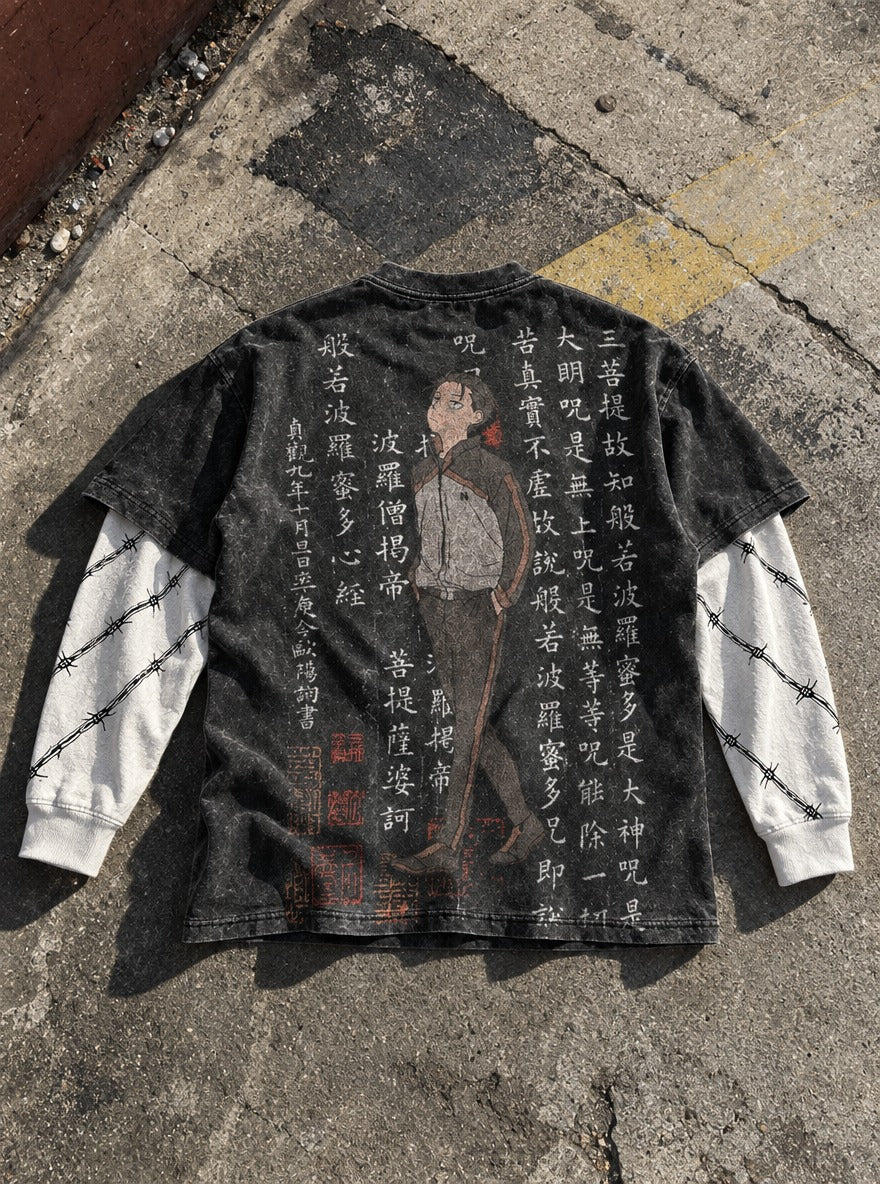 Tracksuit Gaze – Double Sleeves – flat-lay | Re Zero