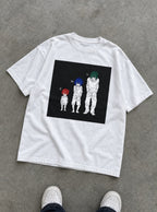 S M L – White Tee – flat-lay | Meme Tees