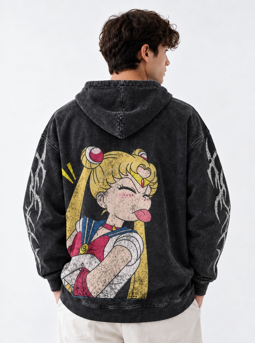 Cheeky Pose – Hoodie – model shot | Sailor Moon