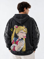 Cheeky Pose – Hoodie – model shot | Sailor Moon