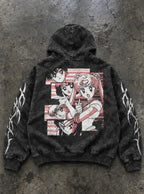 Coral Collage – Hoodie – flat-lay | Sailor Moon