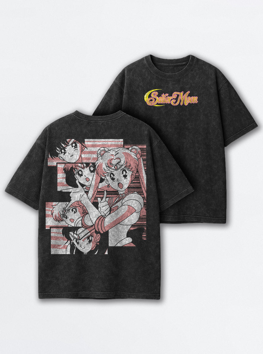 Coral Collage – T-Shirt – mockup | Sailor Moon