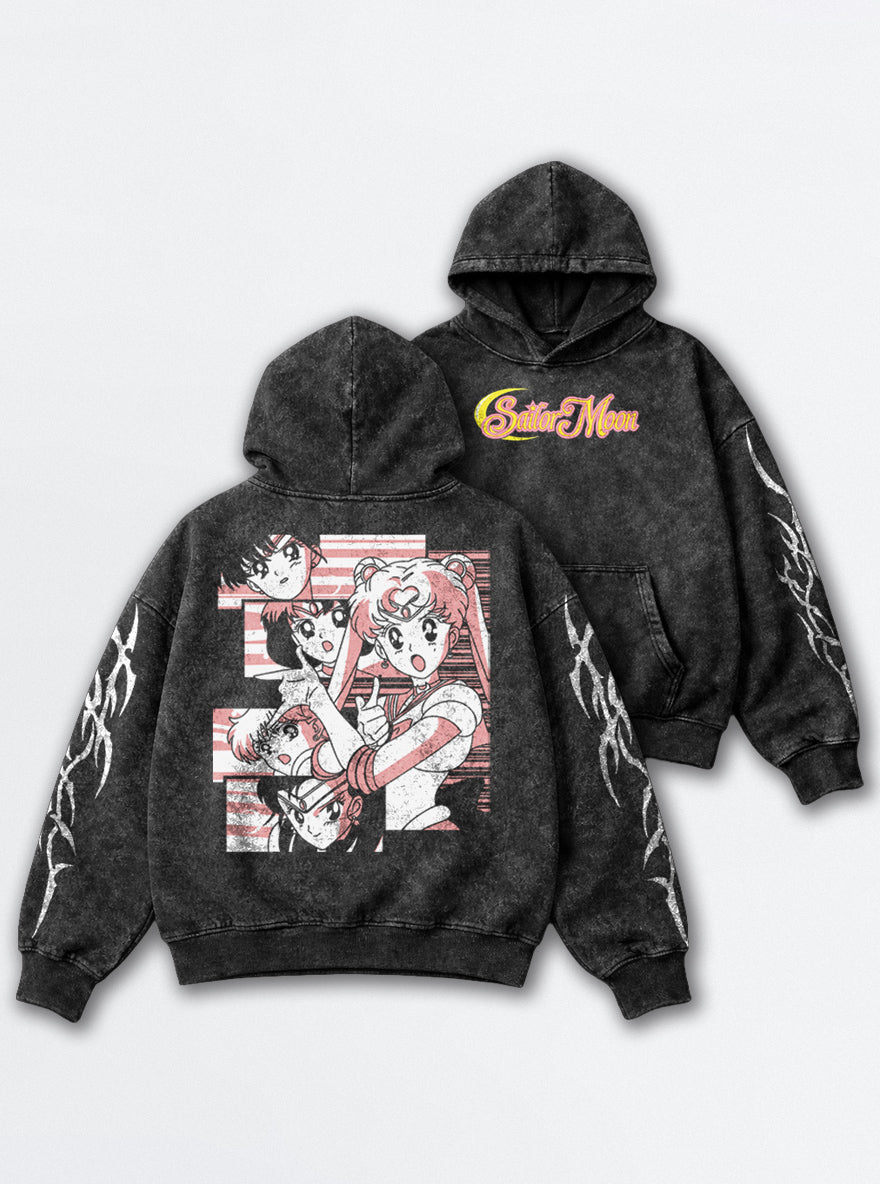 Coral Collage – Hoodie – mockup | Sailor Moon