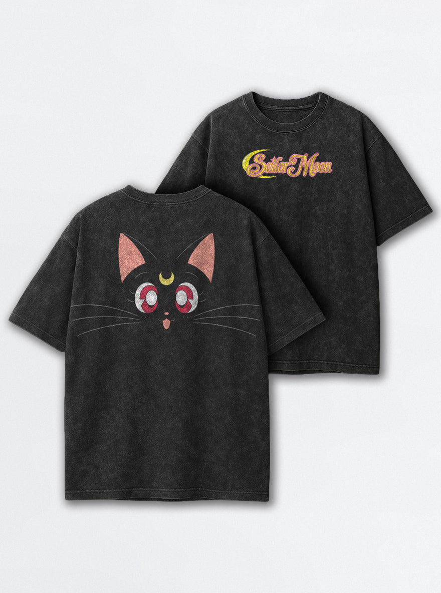 Crescent Cat – T-Shirt – mockup | Sailor Moon