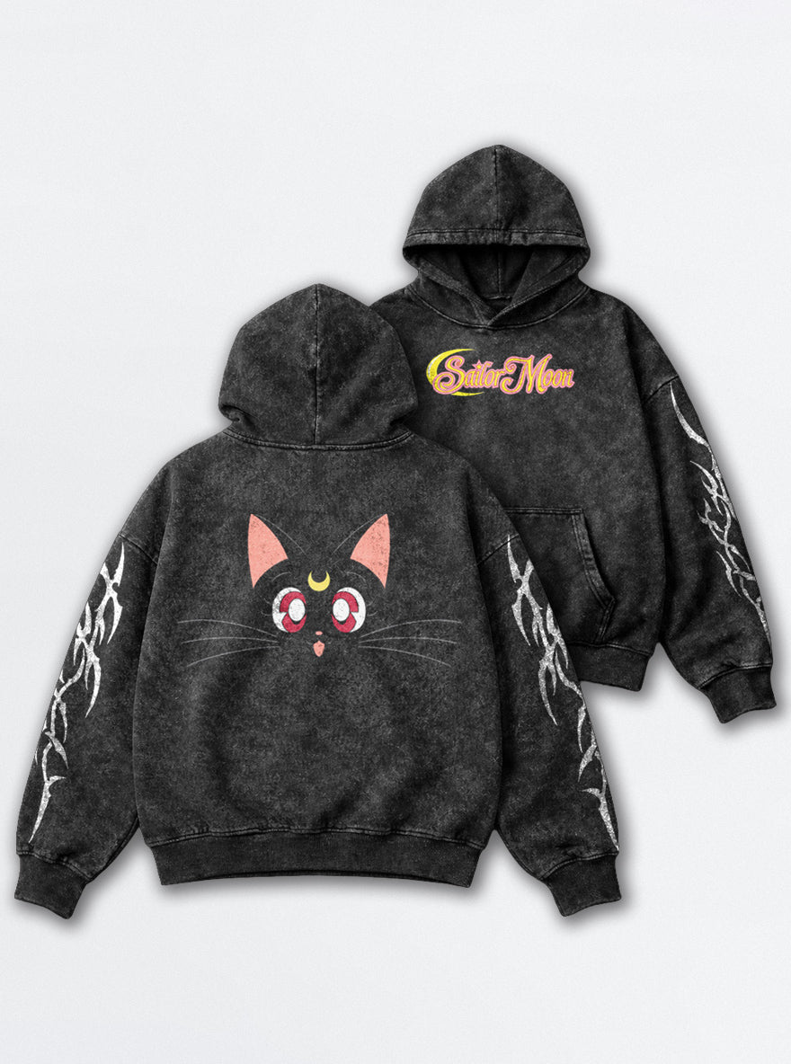 Crescent Cat – Hoodie – mockup | Sailor Moon