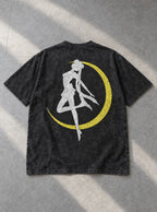 Crescent Perch – T-Shirt – flat-lay | Sailor Moon