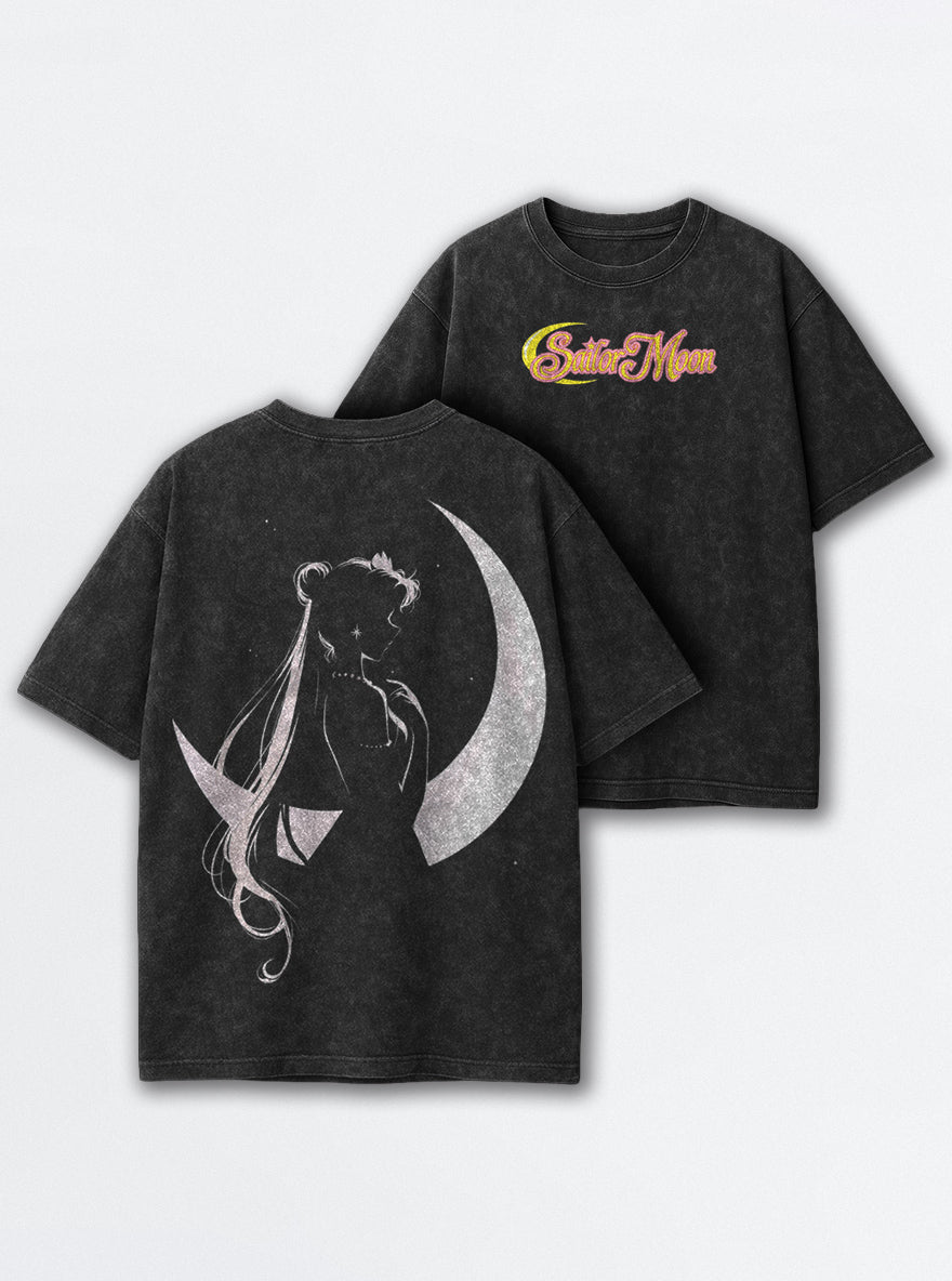 Crescent Silhouette – T-Shirt – mockup | Sailor Moon