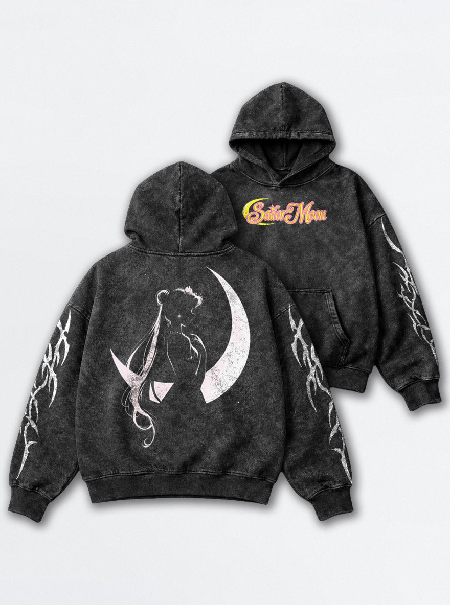 Crescent Silhouette – Hoodie – mockup | Sailor Moon