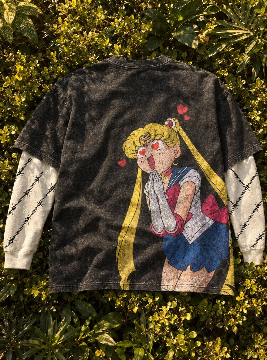 Heart Eyes – Double Sleeves – flat-lay | Sailor Moon