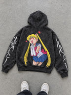 Heart Eyes – Hoodie – flat-lay | Sailor Moon