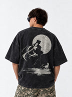 Moonlit Companion – T-Shirt – model shot | Sailor Moon