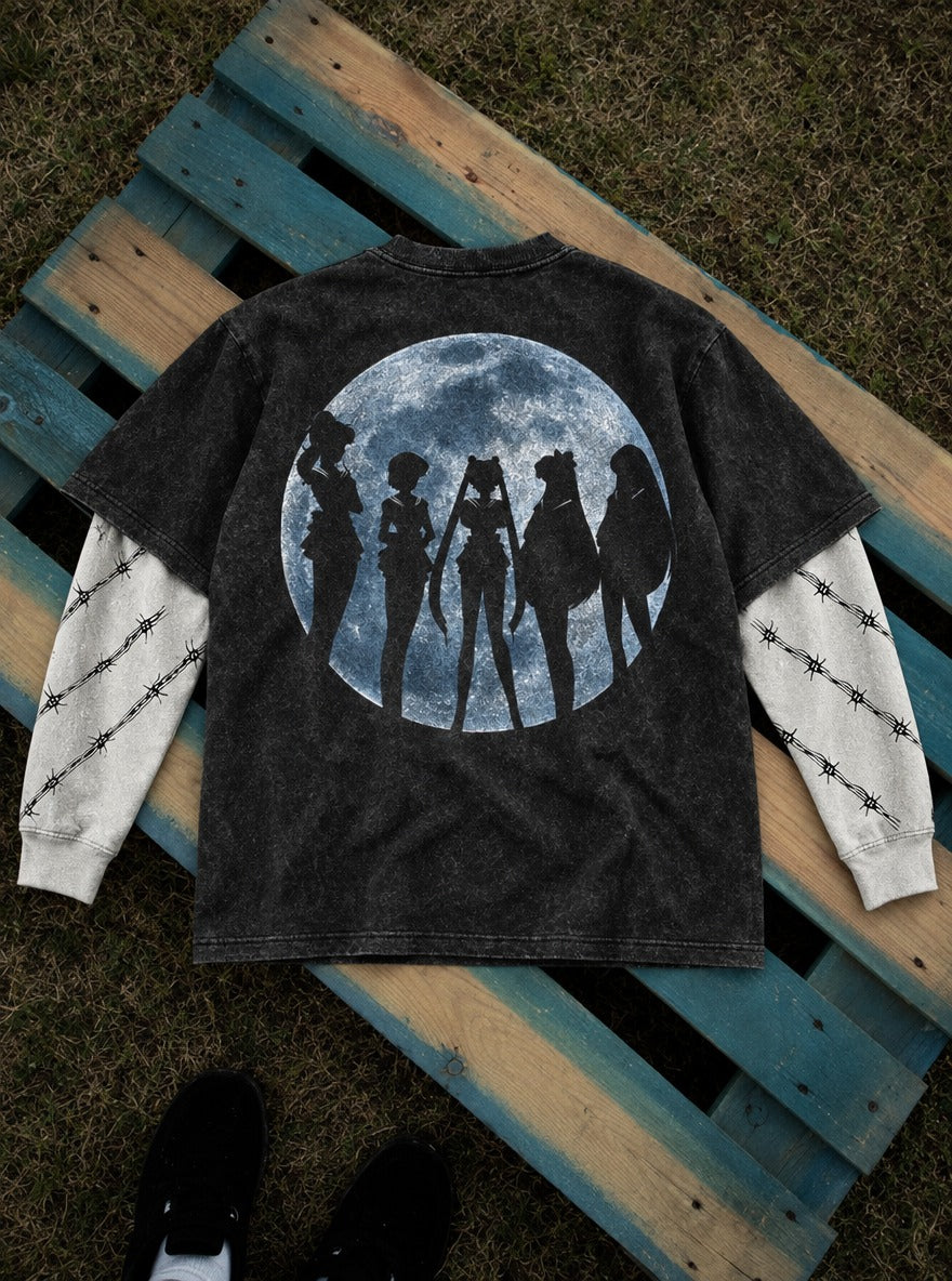 Moonlit Five – Double Sleeves – flat-lay | Sailor Moon