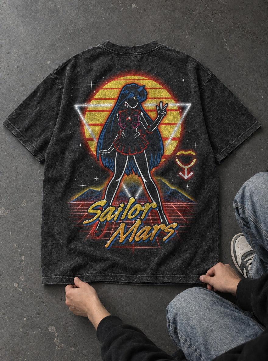 Scarlet Flame – T-Shirt – flat-lay | Sailor Moon