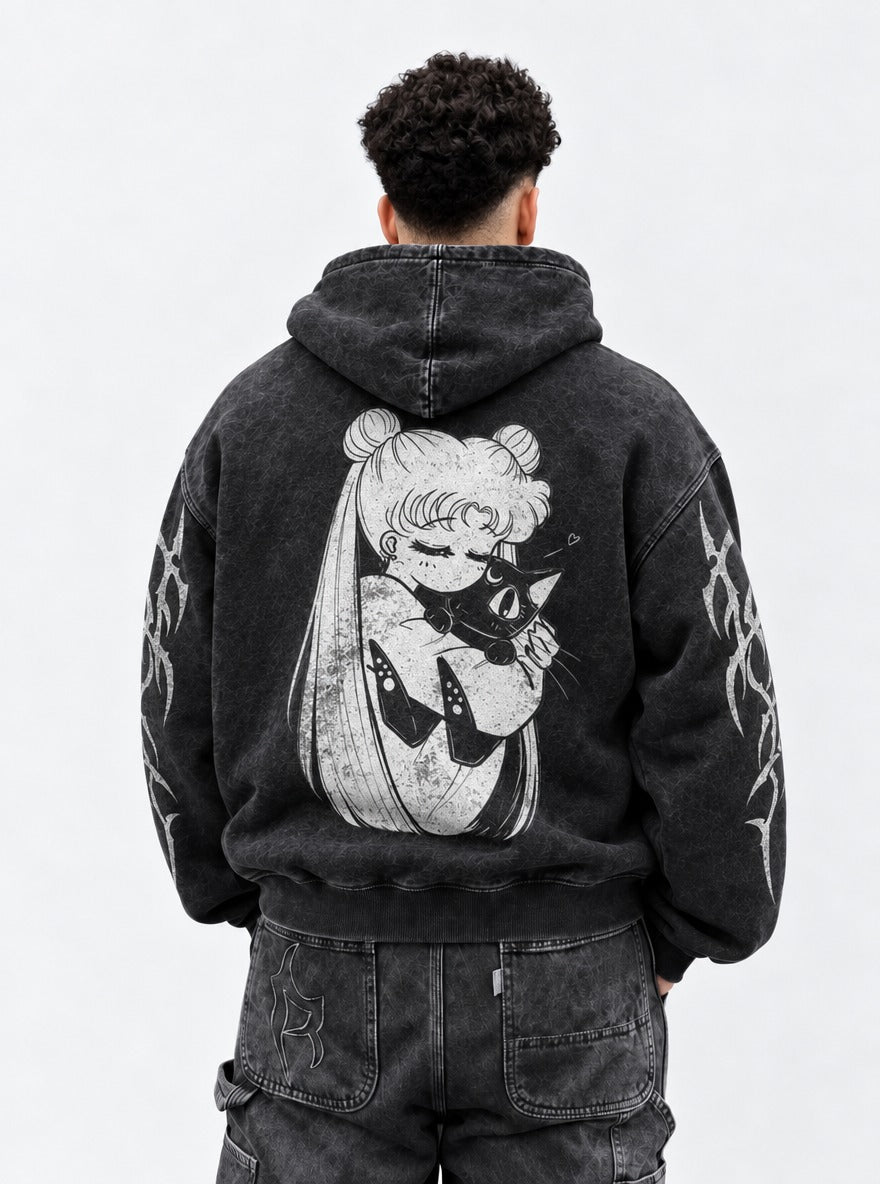 Tender Embrace – Hoodie – model shot | Sailor Moon