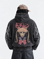 Twintail Skull – Hoodie – model shot | Sailor Moon