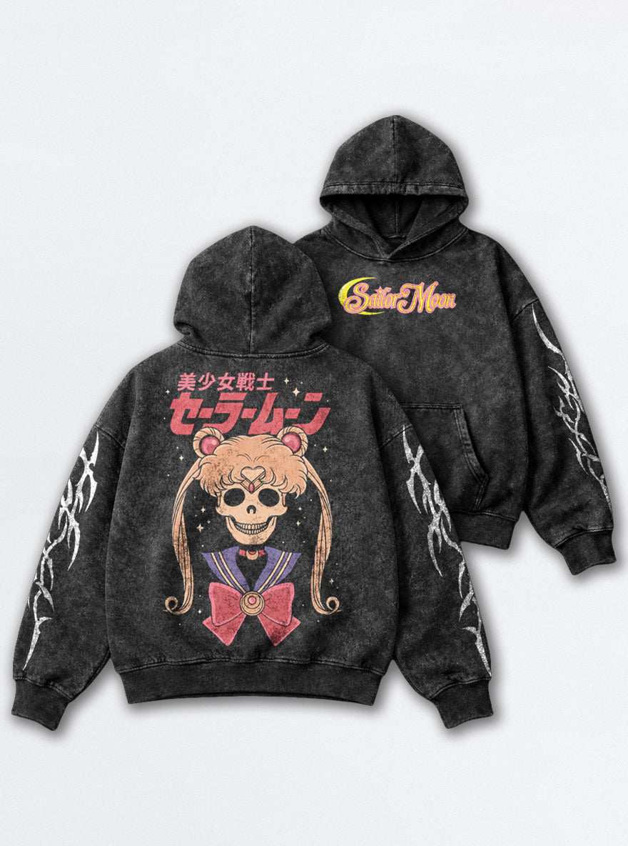 Twintail Skull – Hoodie – mockup | Sailor Moon