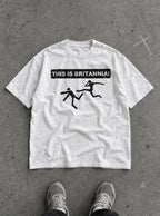 This Is Britannia – White Tee – flat-lay | Meme Tees