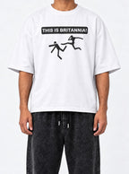 This Is Britannia – White Tee – model shot | Meme Tees